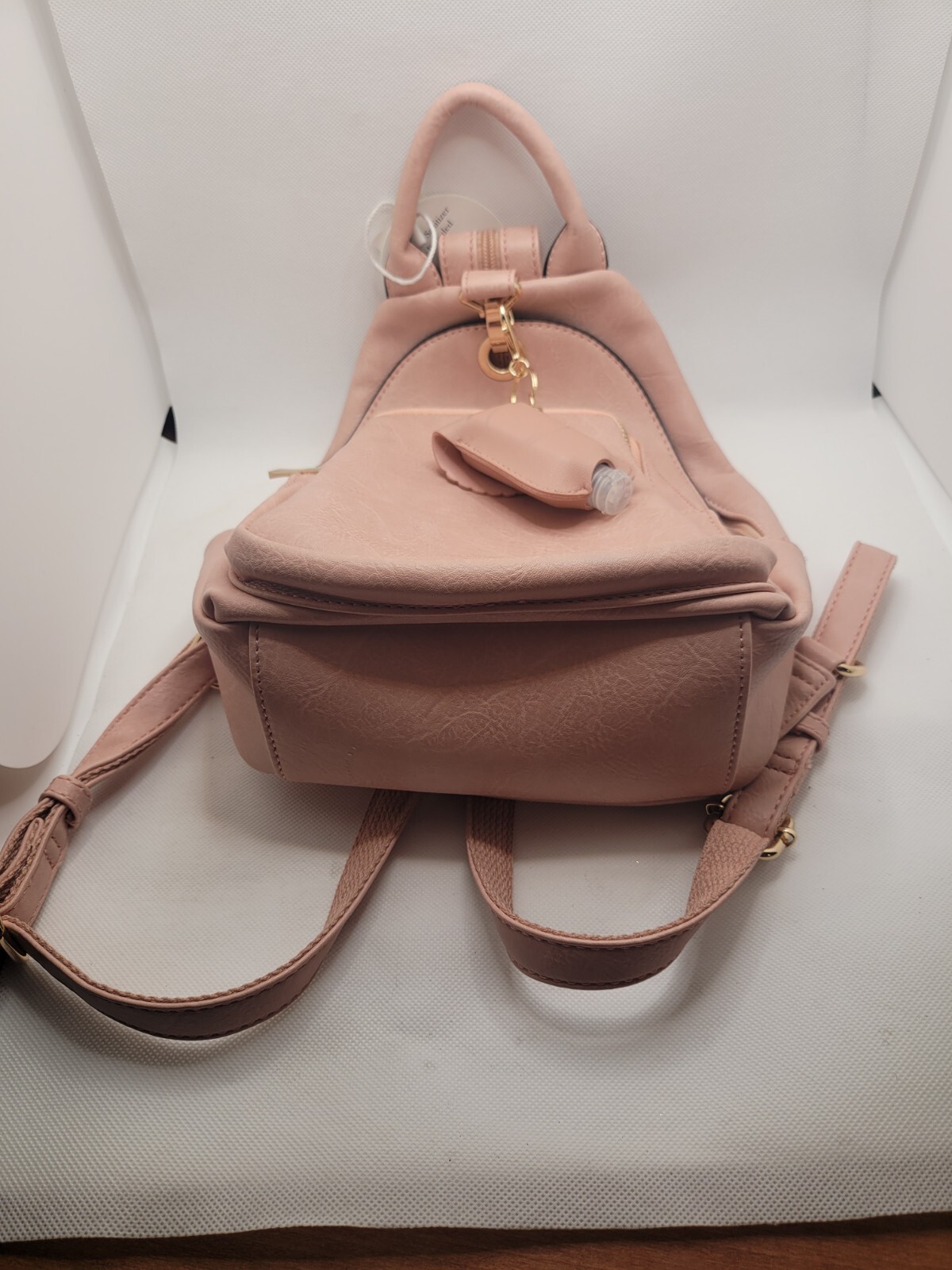 METRO MUSE USA Double Strap Backpack Chick Fashion Vegan Bag Black