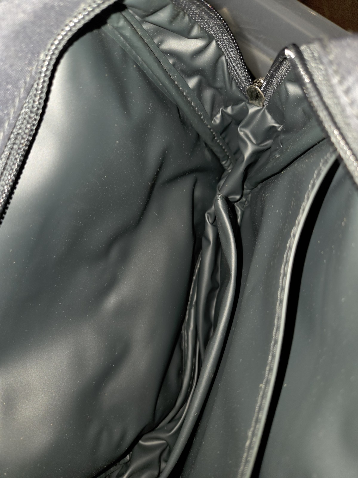 Auth BVLGARI Nylon Logo Pouch Black Italy