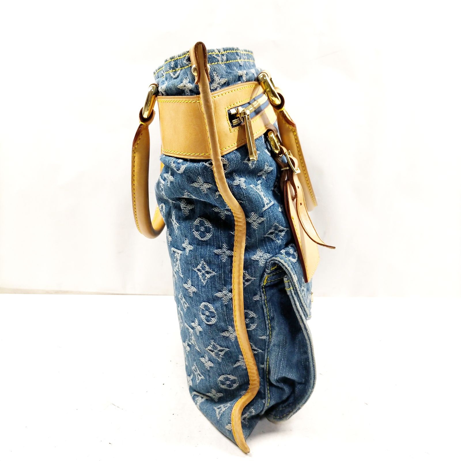 Louis Vuitton LV Tote Bag M95018 Flat Shopper Monogram Denim 2320596