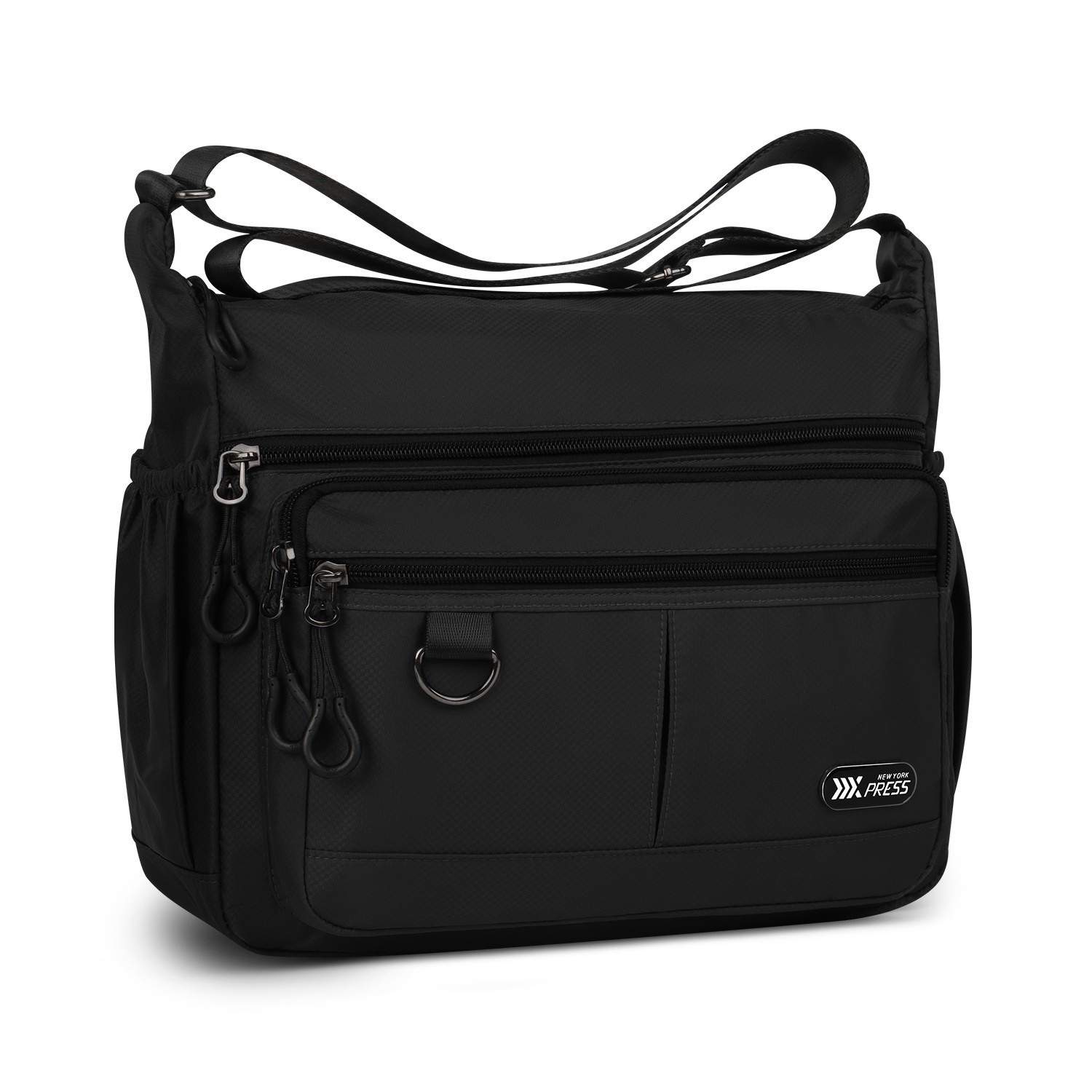Multi Pocket Purse Lightweight Waterproof Shoulder Handbag Casual Travel Satchel