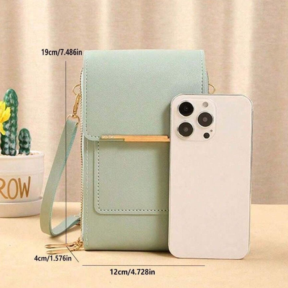 Women Travel Crossbody Bags Touch Screen Mobile Phone Purse Bag Cash Card Wallet