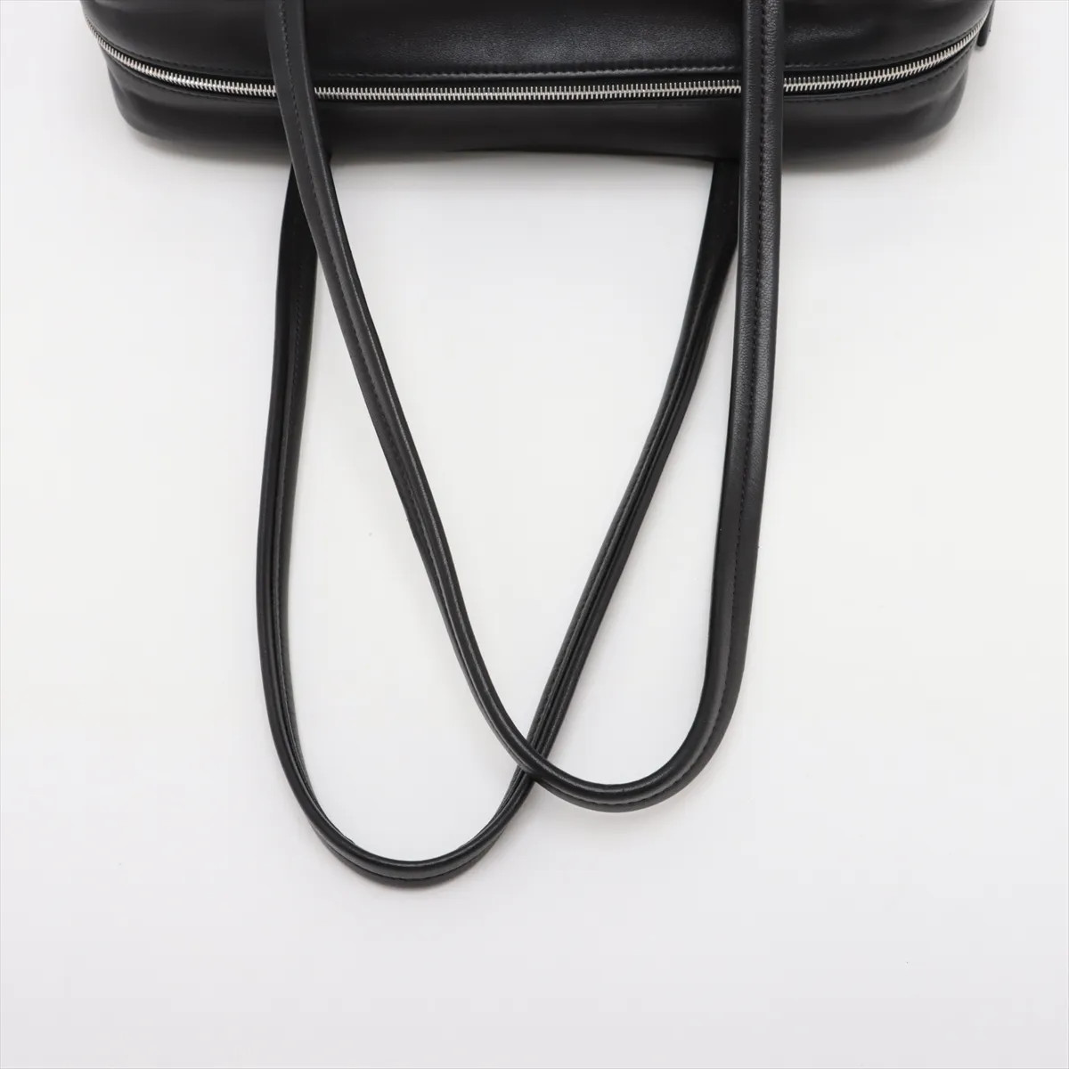 The Row Astra Leather Shoulder bag Black