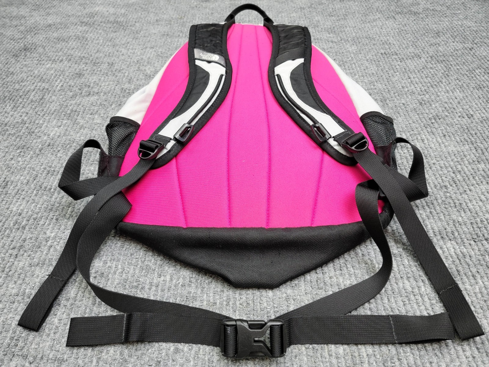 THE NORTH FACE Jester Womens Pink Light Gray Black Laptop Travel Hiking Backpack