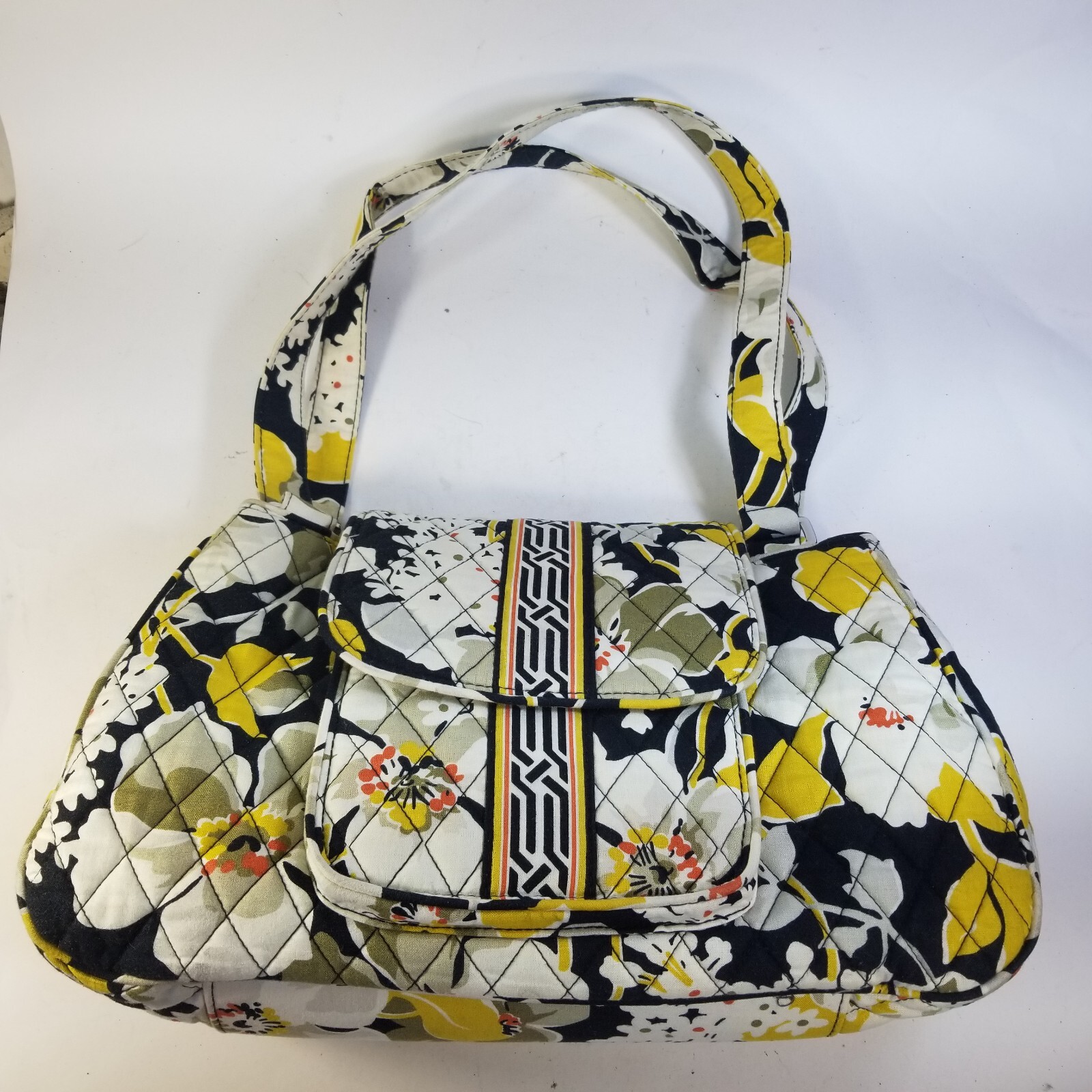 Vera Bradley Edie Satchel Dogwood Cross Body Purse Handbag Retired