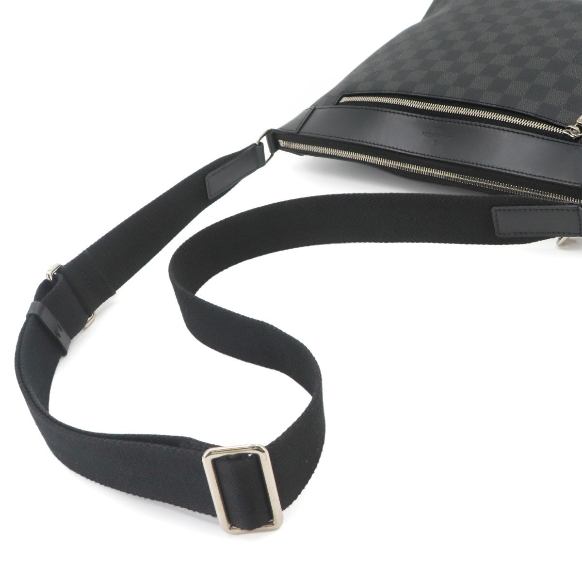 Mick PM NM Louis Vuitton Damier Graphite Shoulder Bag Black Gray N40003 Mick PM