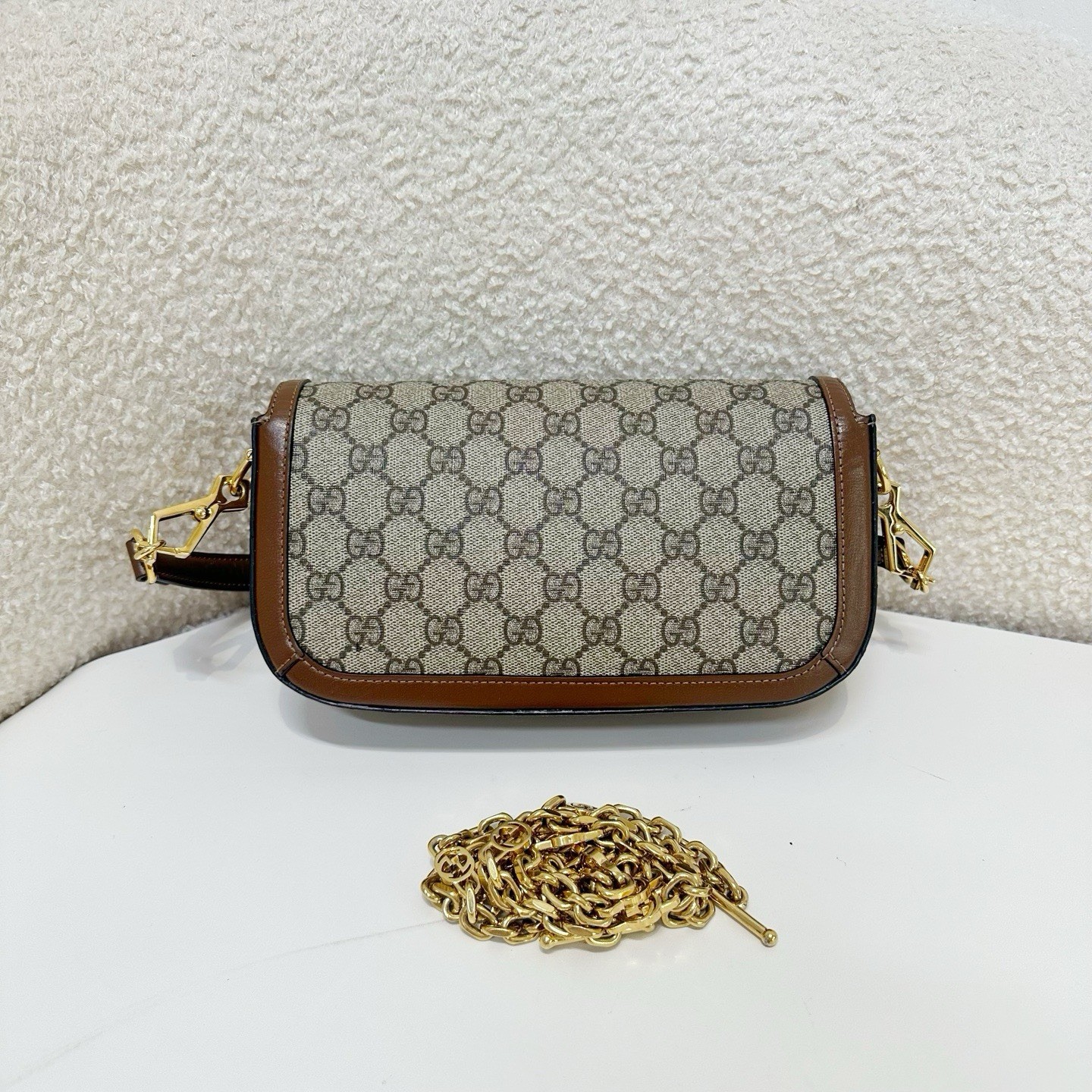 Gucci 1955 hosebit baguette saddle bag size: 23.5×13×5.5cm