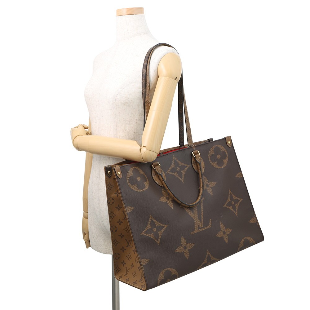 LOUIS VUITTON Onthego Size GM Monogram / Monogram Reverse Canvas / Monogram …