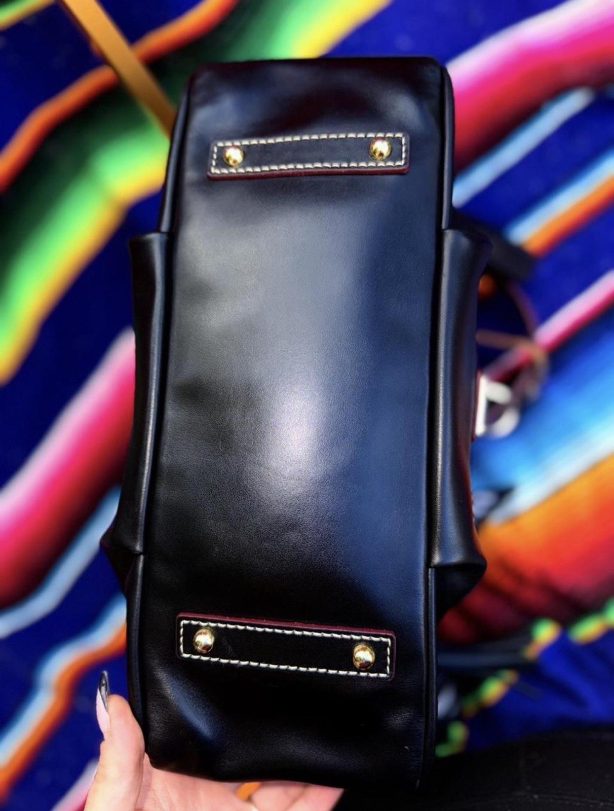 Dooney & Bourke Black Shoulder Bag. Charms included.