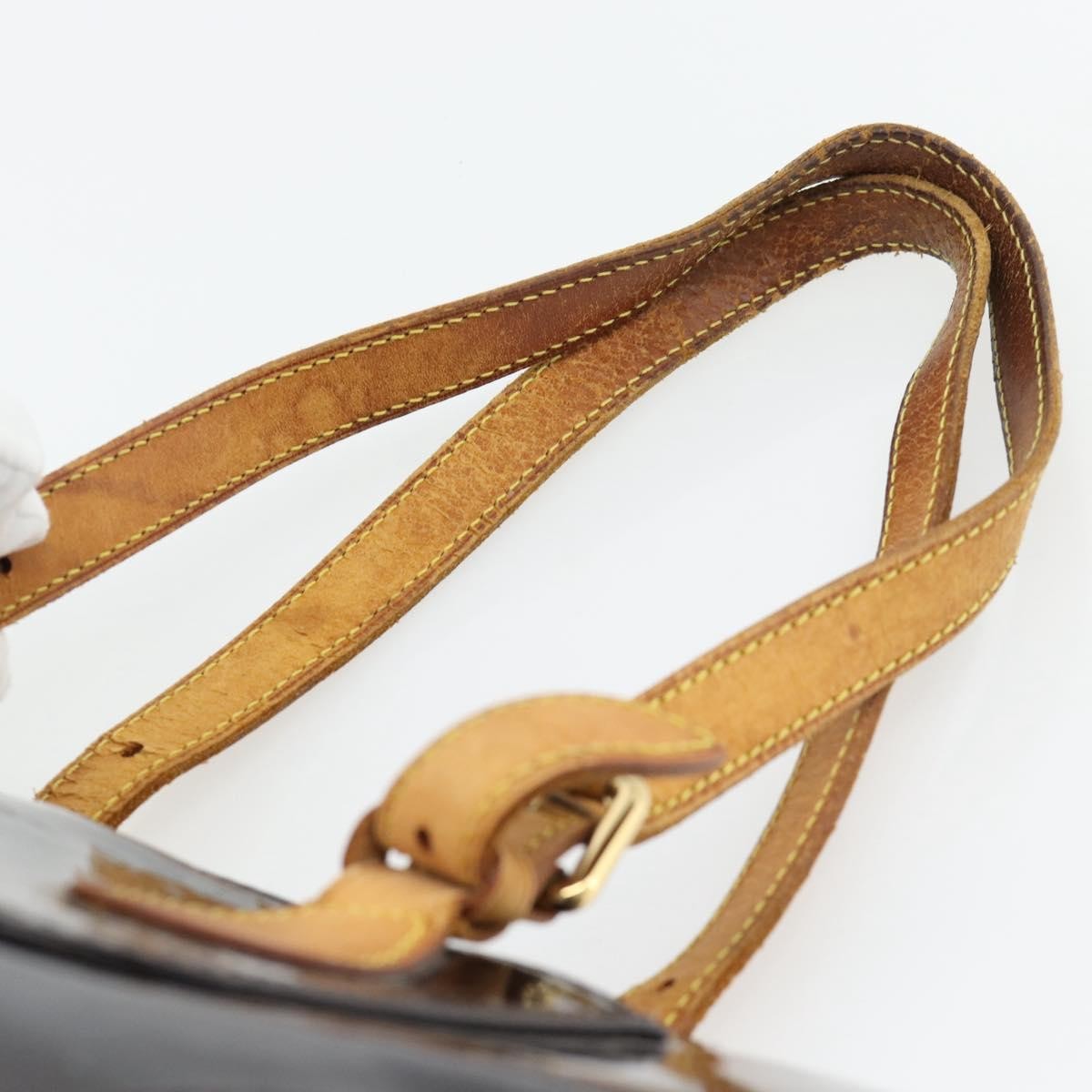 LOUIS VUITTON Monogram Vernis Rosewood Avenue Bag Amarante M93510 Auth 181119