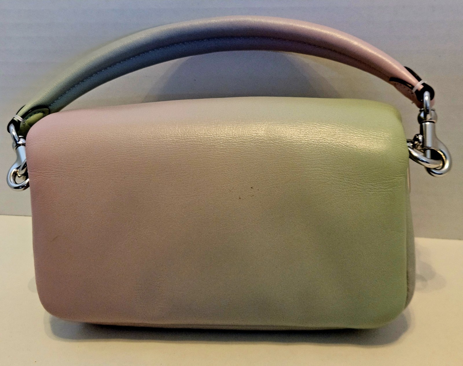 Coach Pillow Tabby 18 Purse Nappa Leather Ombre Multicolor SMALL CA084 NWOT