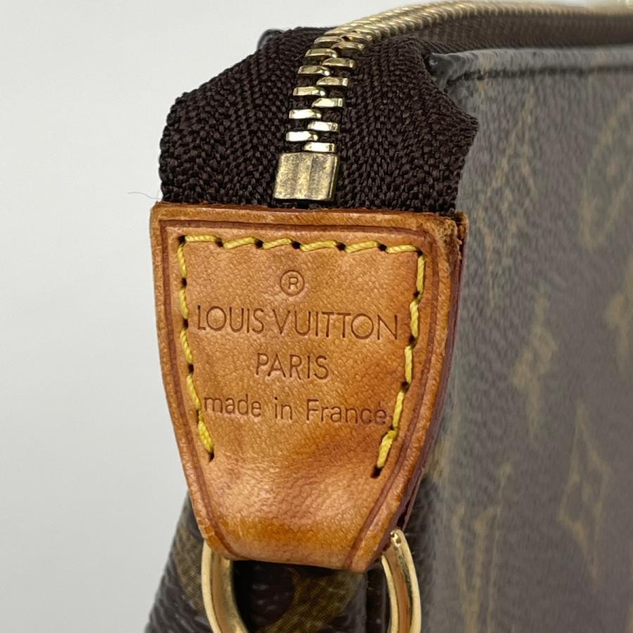 Louis Vuitton Pochette Monogram Brown Handbag M58009 #BS4530