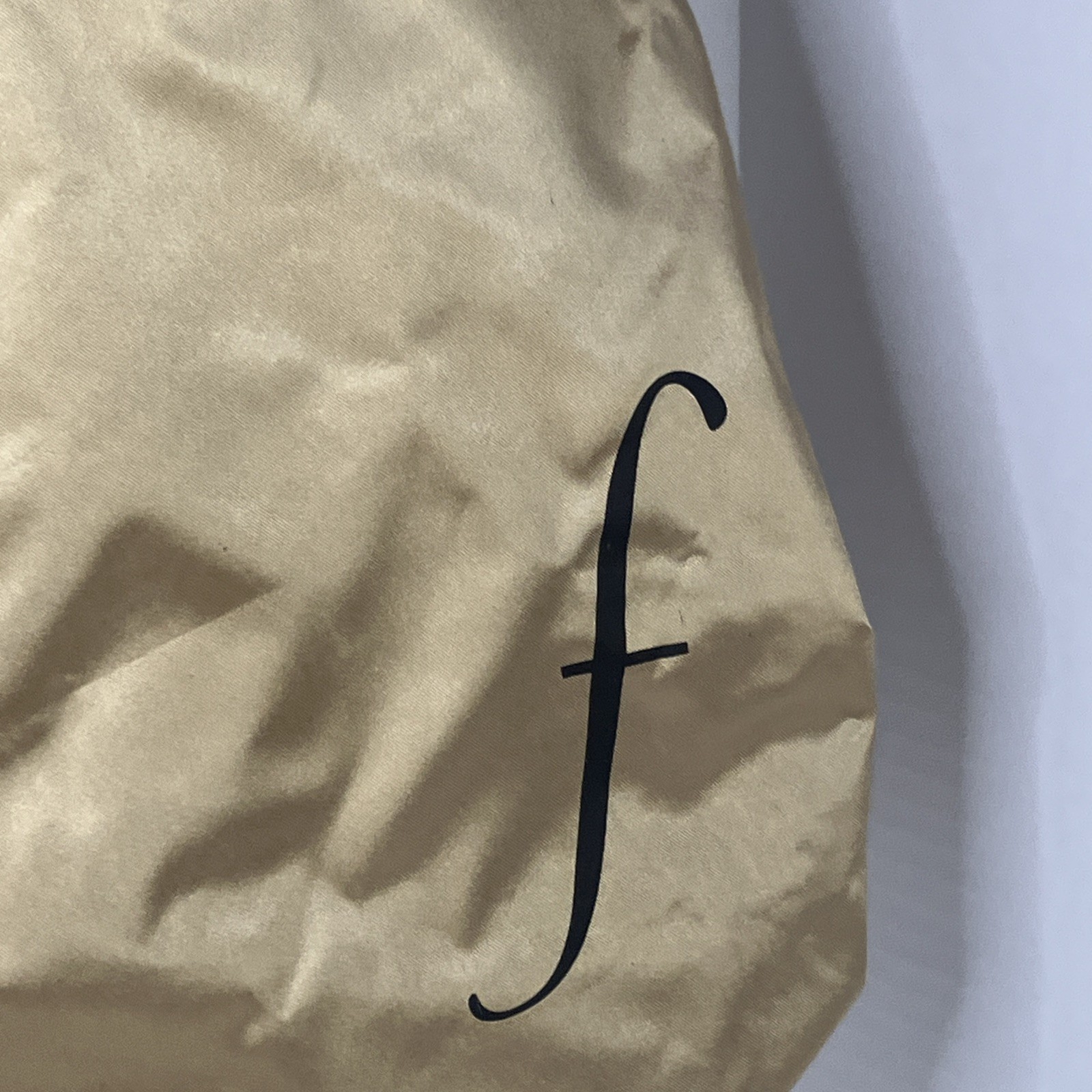 Frederick’s of Hollywood Gold Satin w/Emblem and Leopard Print Canvas Vegan Tote