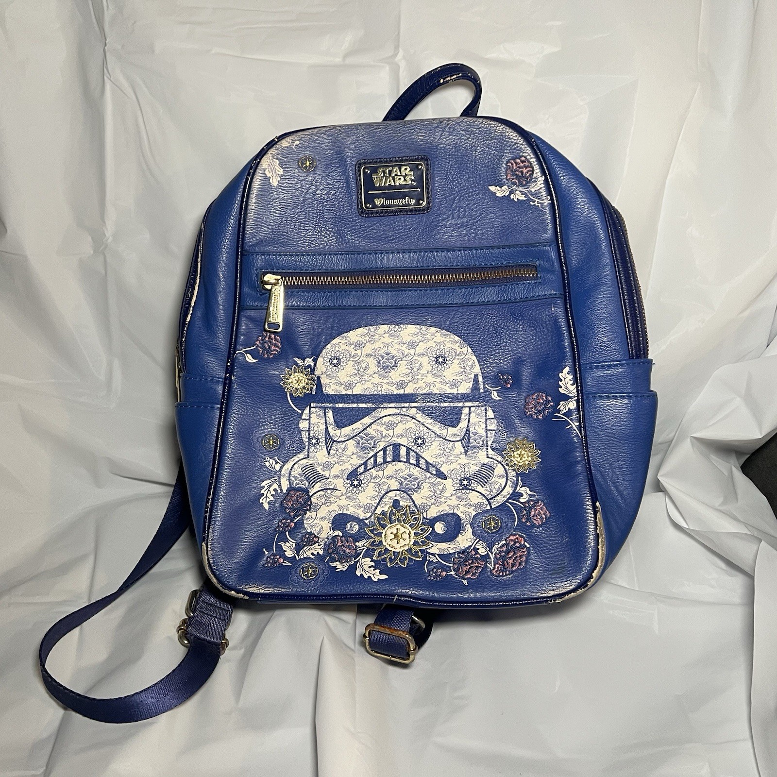 Loungefly Disney Star Wars Storm Trooper Floral Mini Backpack