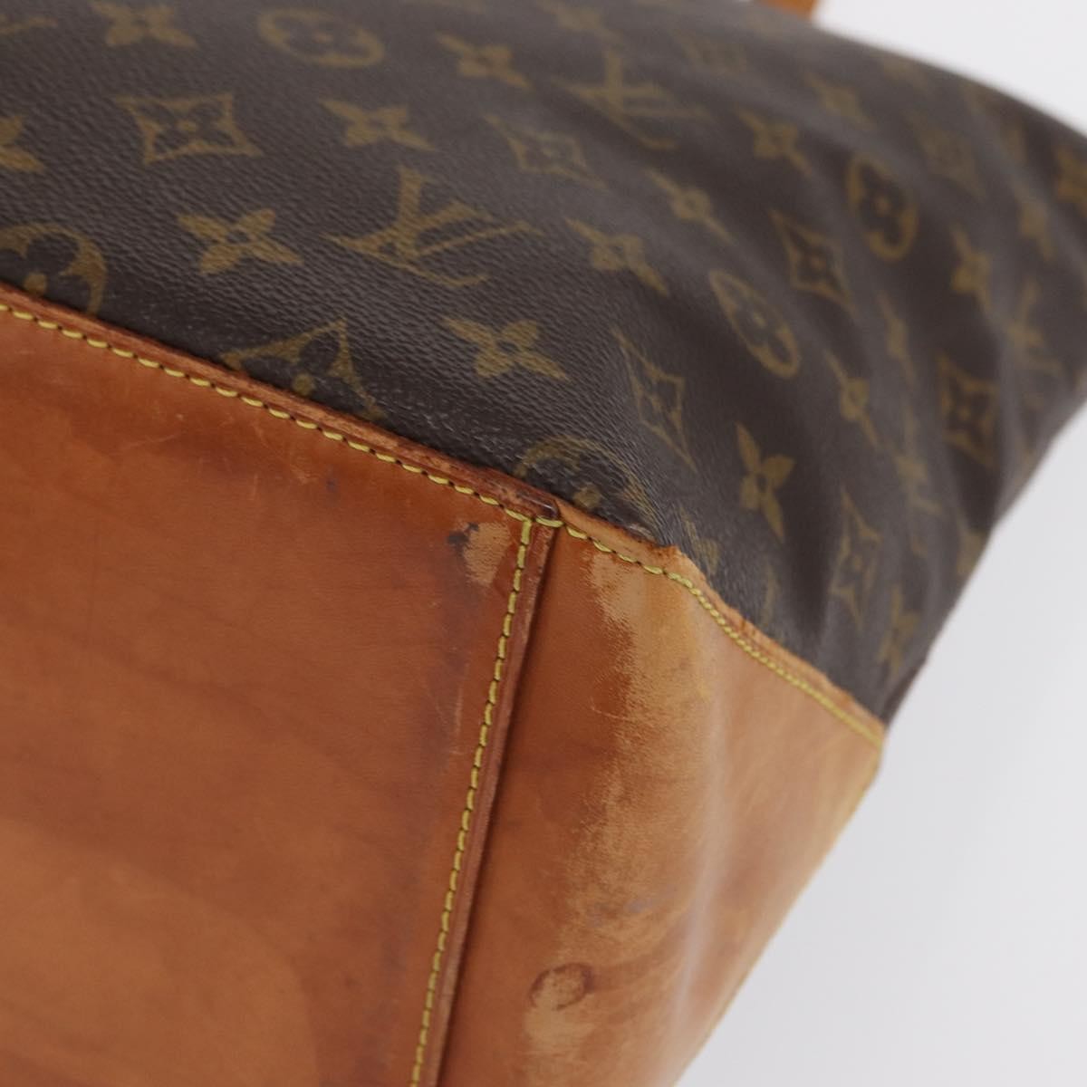 LOUIS VUITTON Monogram Cabas Mezzo Tote Bag M51151 LV Auth 89686