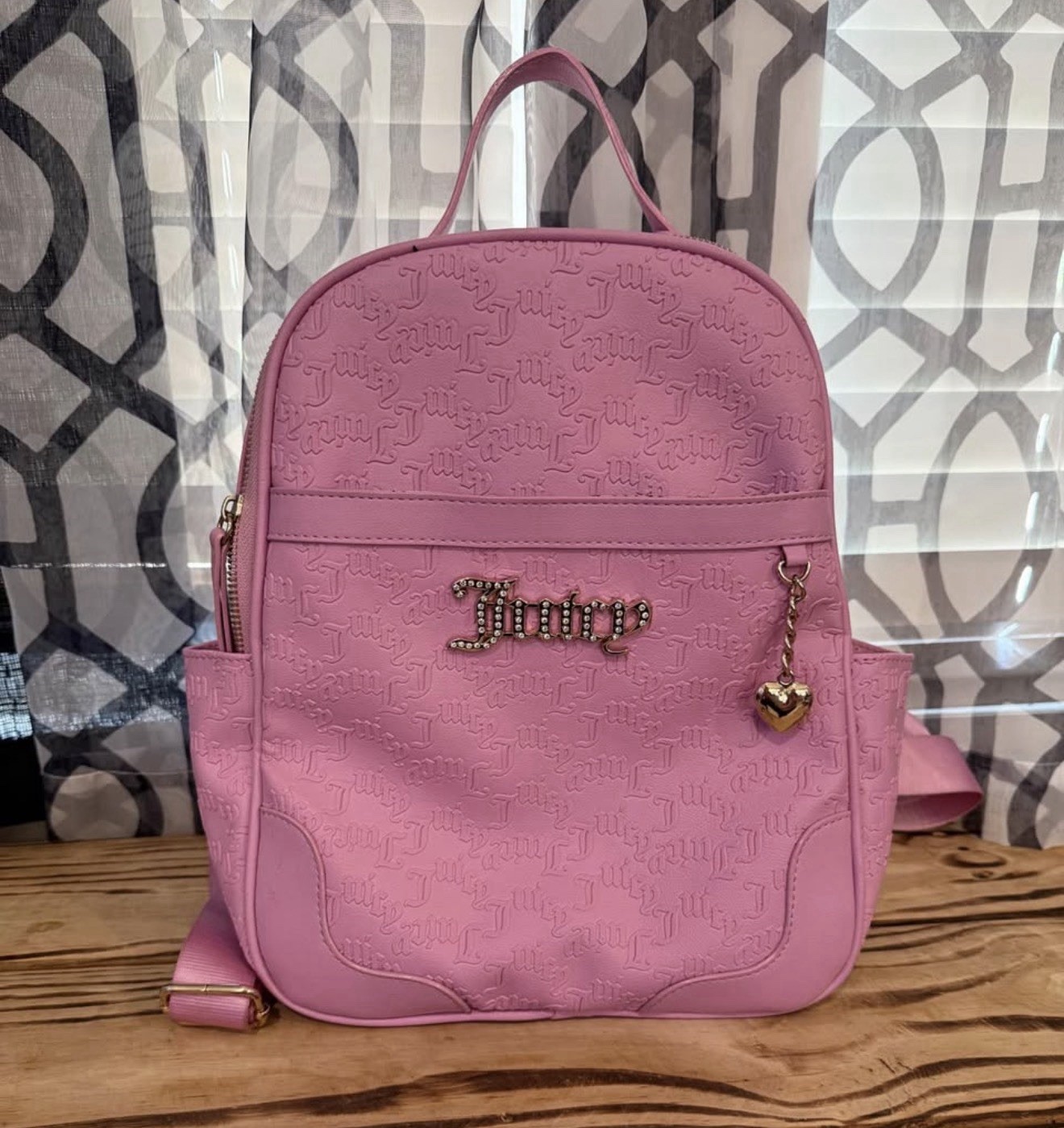 Juicy Couture GP Pink Diamond Heartless Backpack -NWT