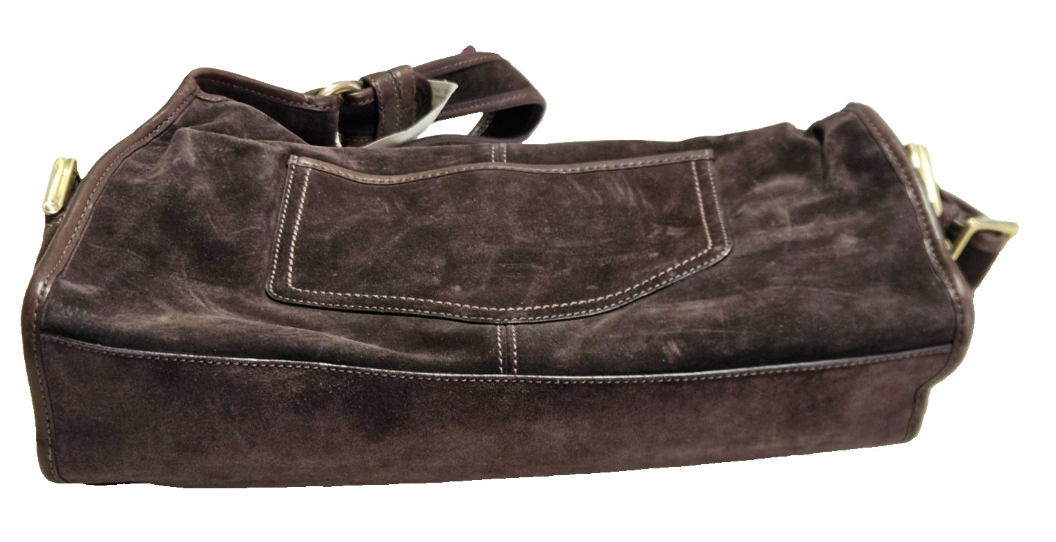 NWT! COACH 12797 VTG Brown Archive Limited Edition Bleecker Suede Haversack Hobo
