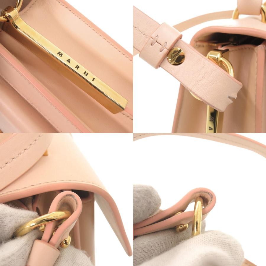 MARNI Bag: Attache Pink W20H15D8cm;