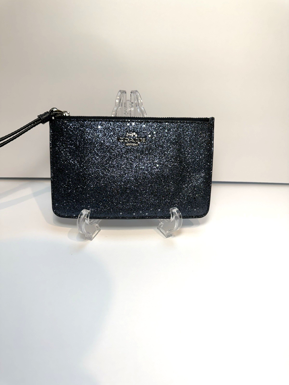 Coach The Glitter Collection Women’s Blue Star Glitter Wristlet