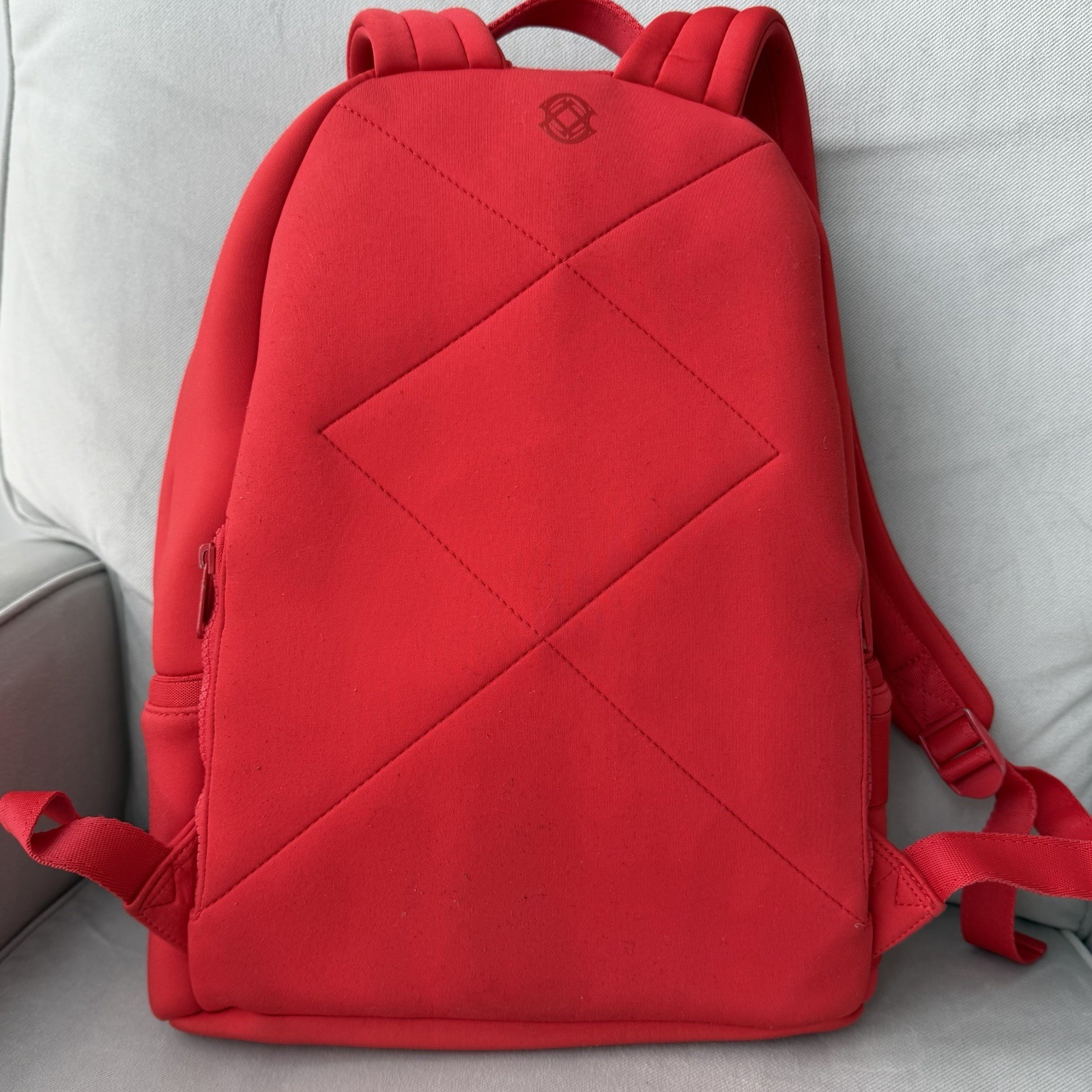 Dagne Dover Medium Dakota Neoprene Backpack Red