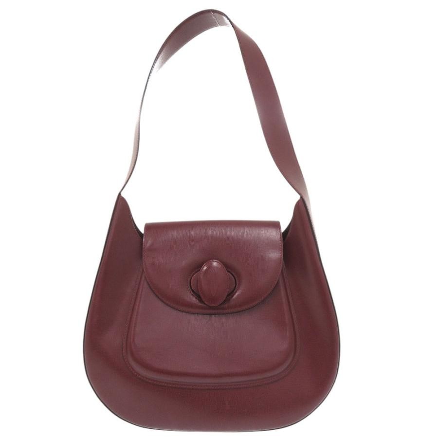 CARTIER Bag: Must Line Bordeaux W28H24D8cm;