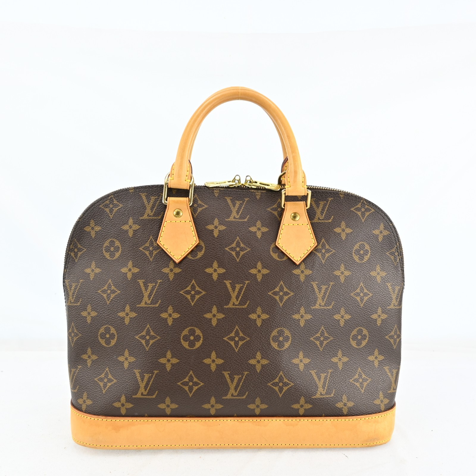 Authentic Louis Vuitton Monogram Alma Hand Bag Purse M51130 LV P4958YR803