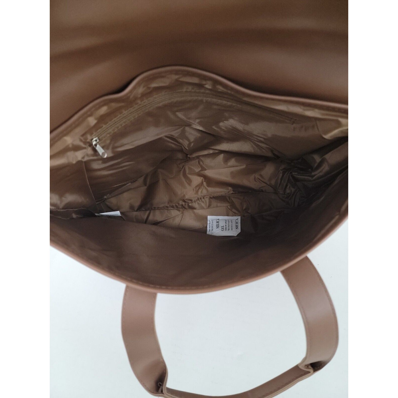 Tanger Outlets Womens Large Shopping Tote Purse Bag NWOT Tan and Brown NEW