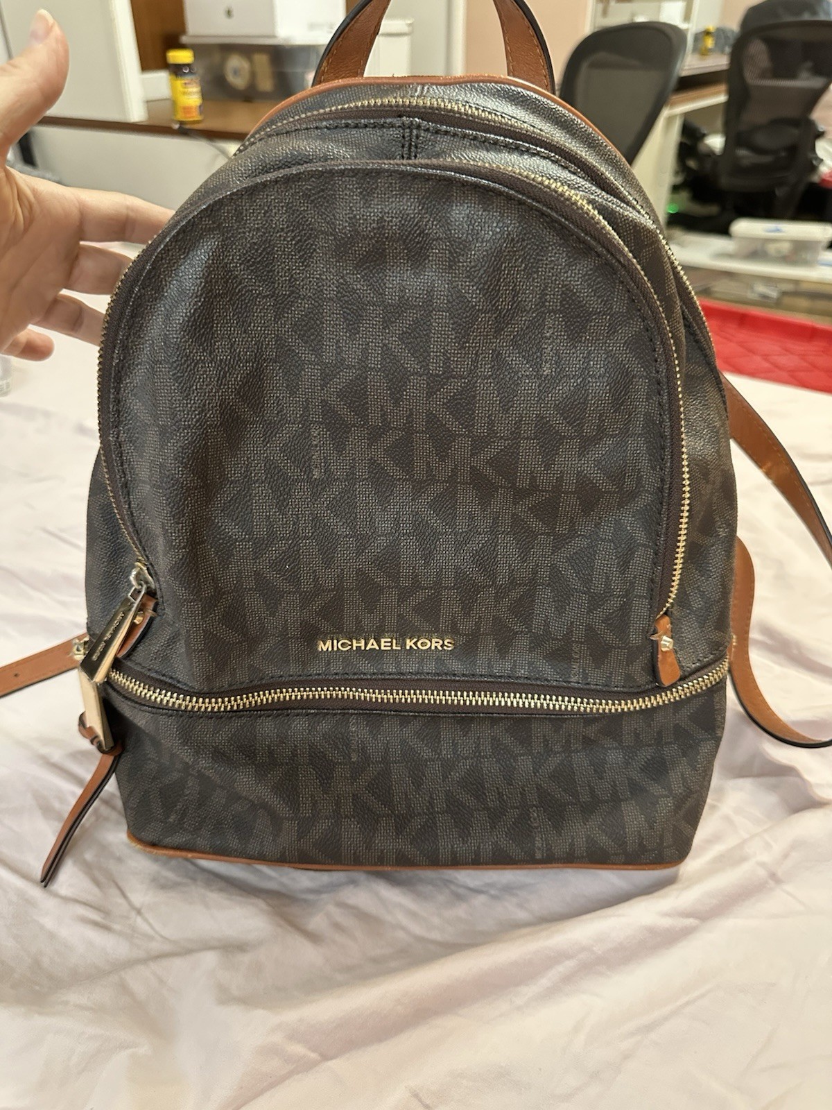 Michael Kors Women’s Medium Backpack, pre-owned with flaws