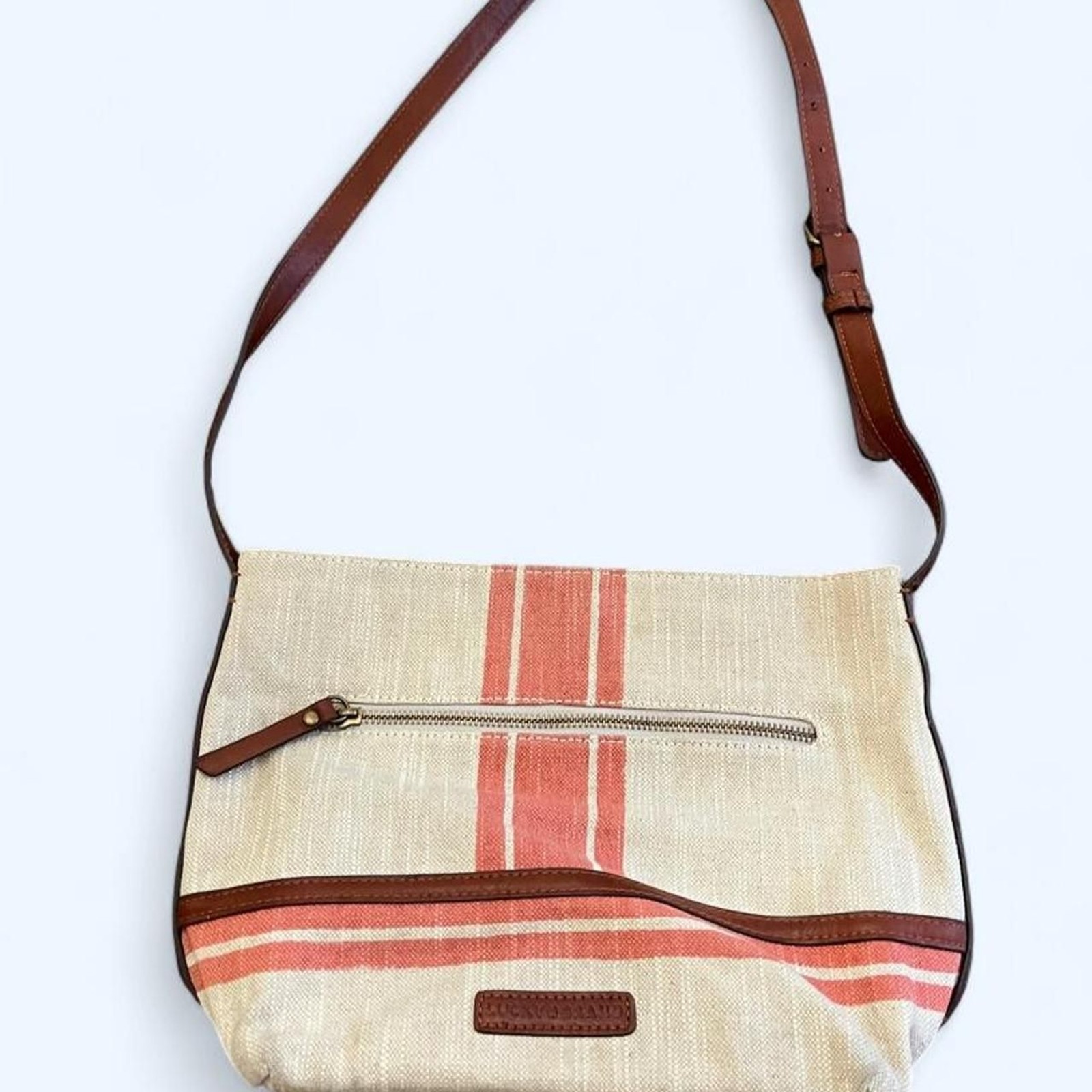 Lucky-brand Women’s Cream and Tan Bag