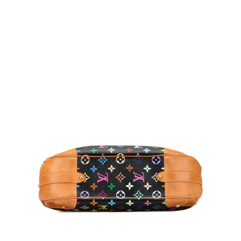 Louis Vuitton Multicolor Greta Shoulder Bag Noir Black Leather