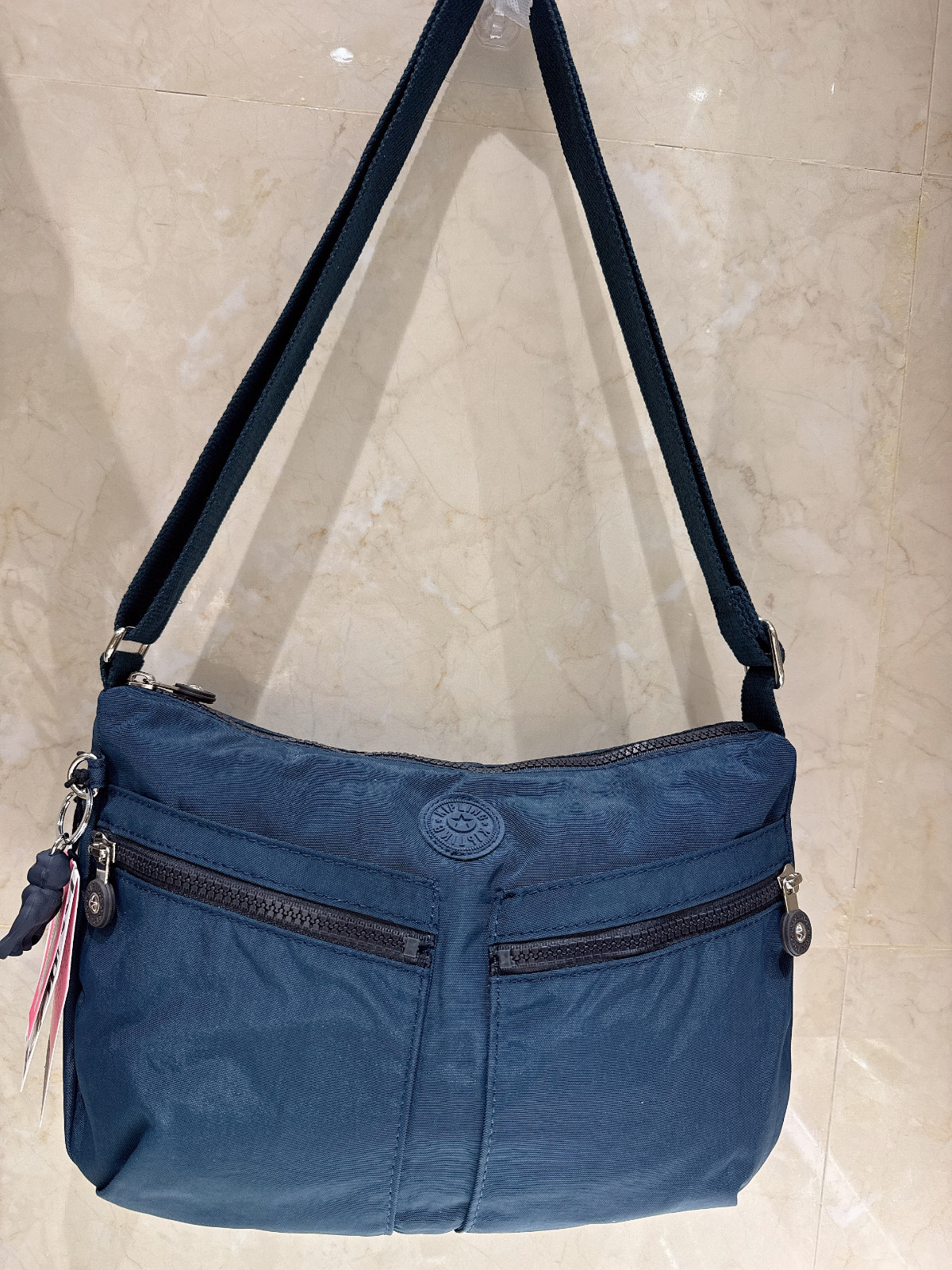 NWT Kipling Women’s Izellah Crossbody Bag in NAVY DARK BLUE Hipster
