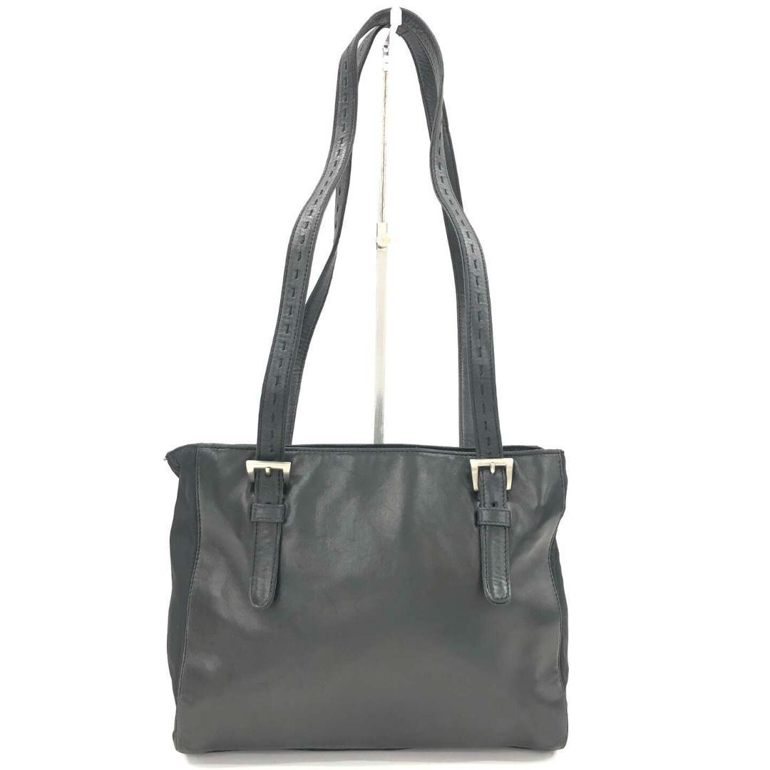 Prada Black Leather Tote Bag Japan Used Condition 0712432