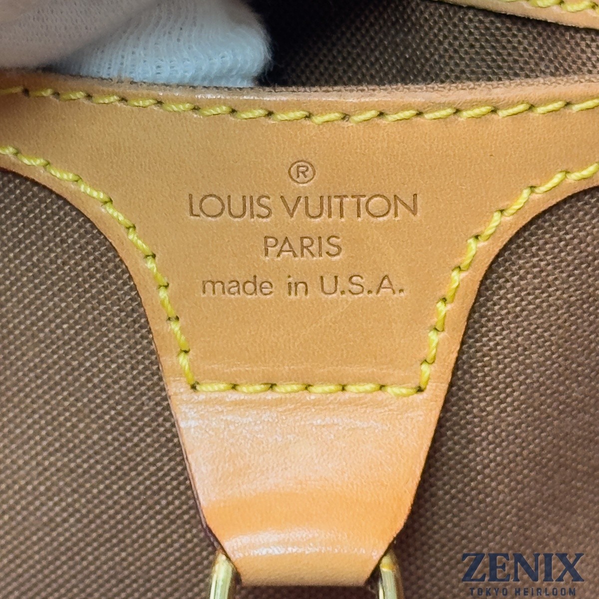 USA-Made Louis Vuitton Ellipse MM Monogram Canvas Leather Handbag M51126 Y2K LV