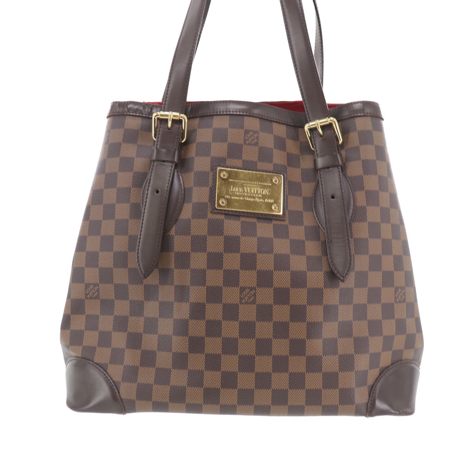 LOUIS VUITTON LV Hampstead GM Used Tote Bag Damier N51203 Vintage #EH351 S