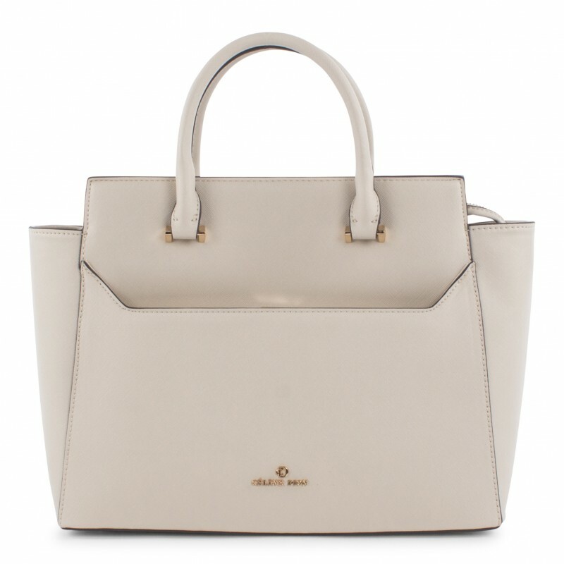 Celine Dion Grazioso Faux Leather Satchel – Beige