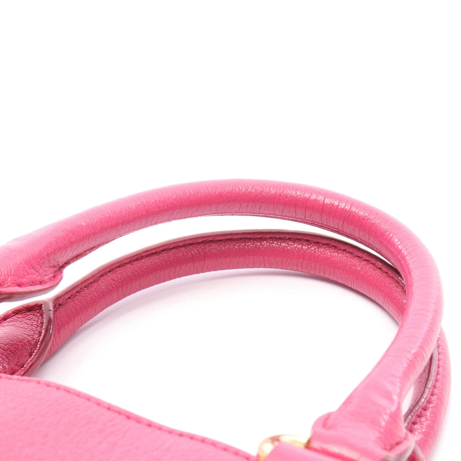 miu miu 2WAY Handbag Purple Leather #RCB5184
