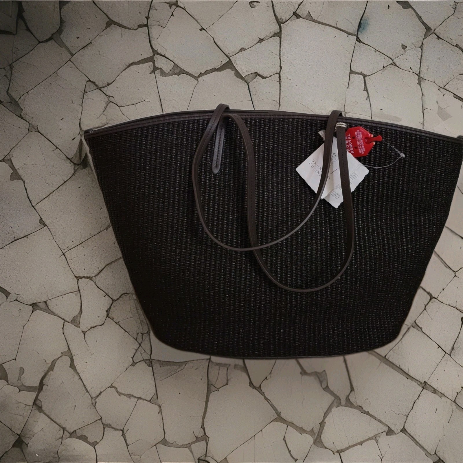 2995$ Brunello Cucinelli Womens Brown Tote/ Shopper Bag .Made In Italy