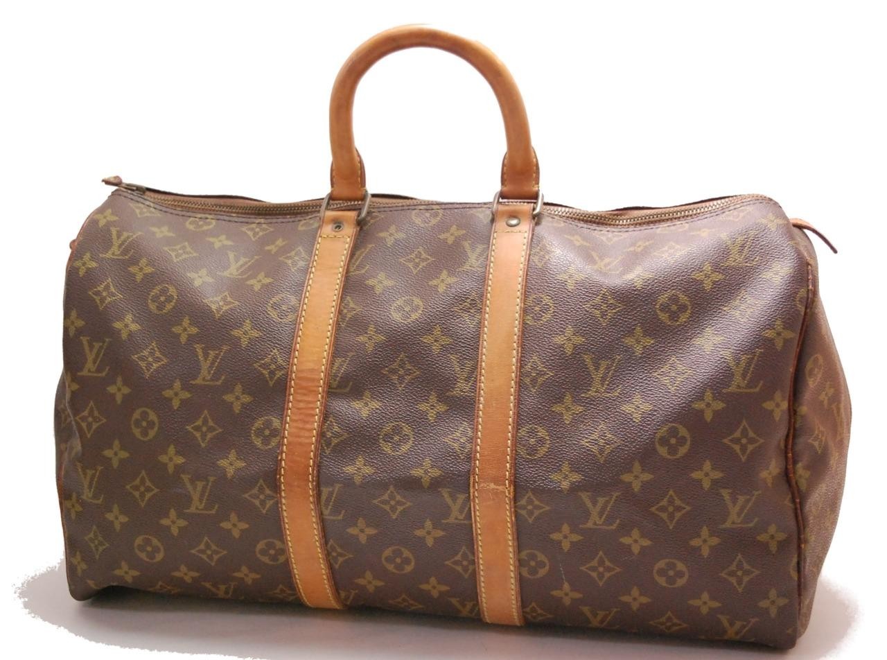 Auth LOUIS VUITTON MONOGRAM KEEPALL 45 DUFFLE BAG SD 0716a