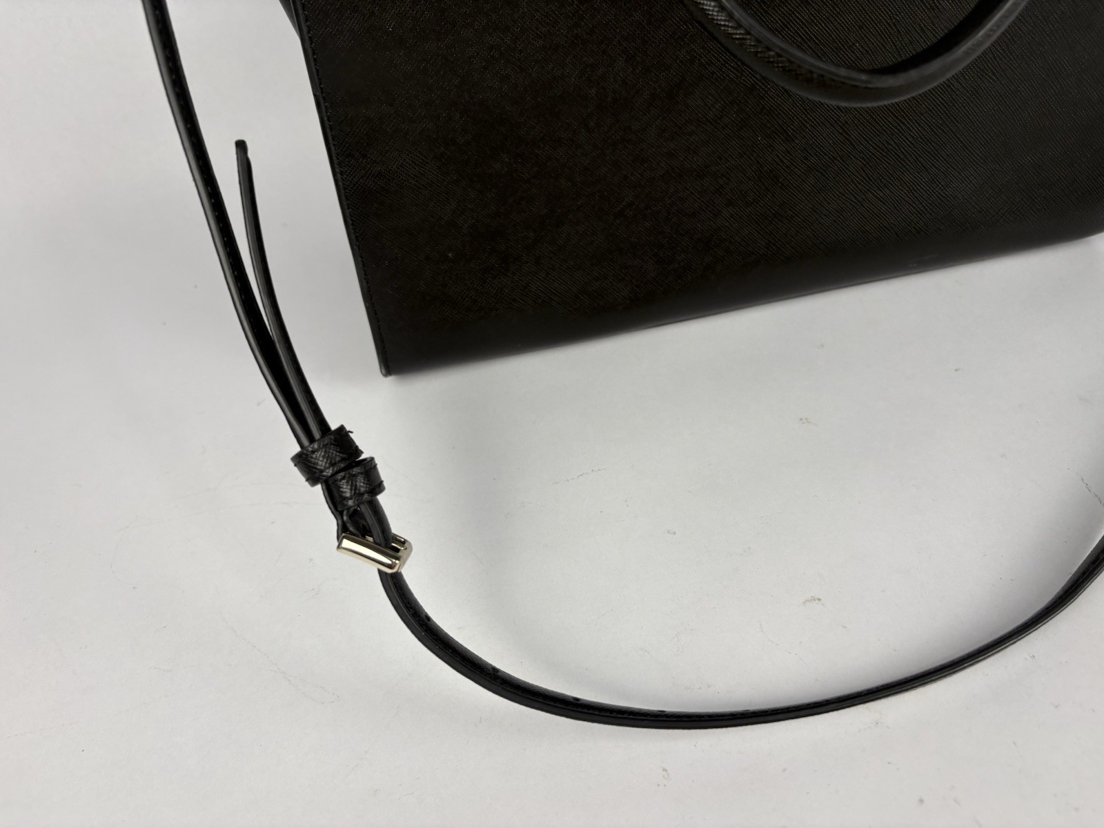 Kate Spade New York Staci Large Satchel Bag Leather Black Purse