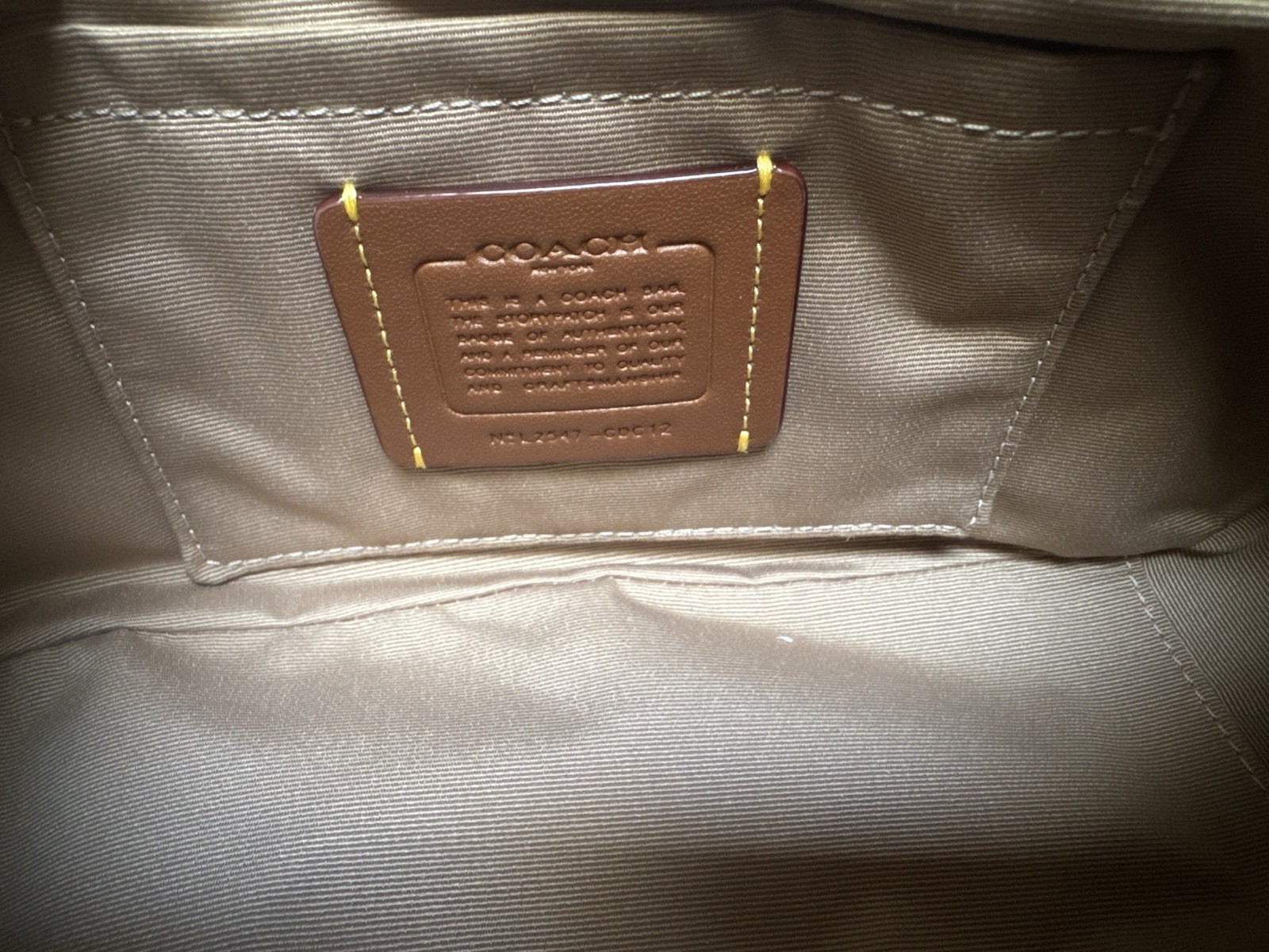 NWT Coach Ashton Shoulder Bag With Newspaper Print CDC12