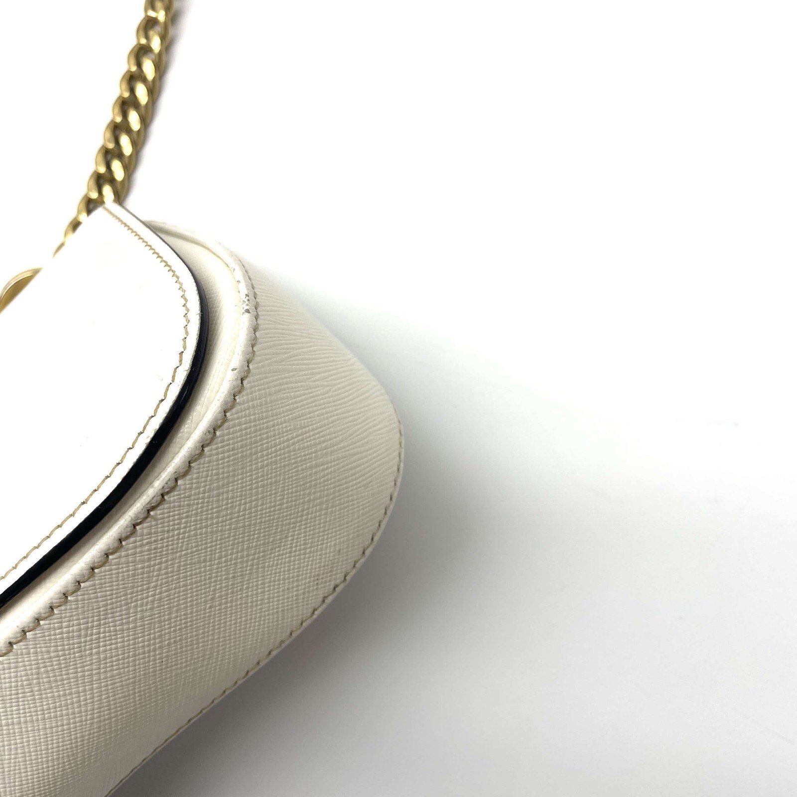 PRADA Sidonie Shoulder bags Leather White