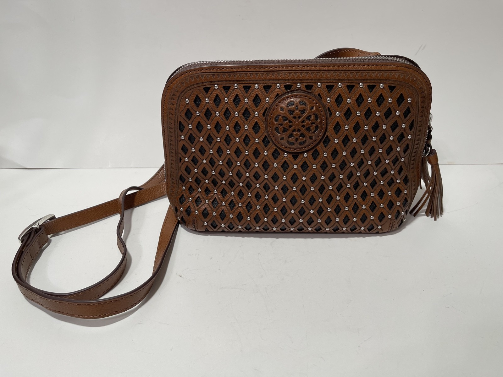 Brighton Ferrara Mini Cross Body Bag Russet