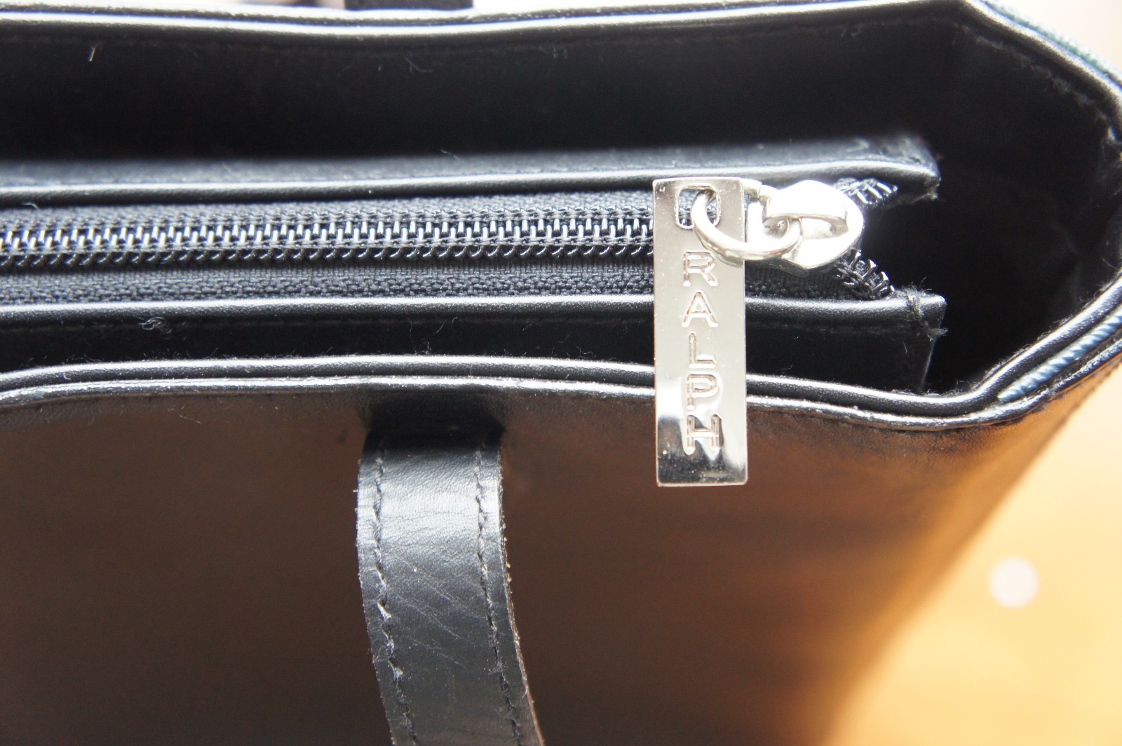 Ralph Lauren Handbag (11 inch x 11 inch) Black