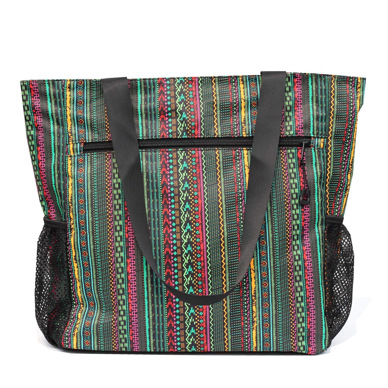 Original Floral Water Resistant Tote Bag Large Shoulder Bag with Multi Pocket…