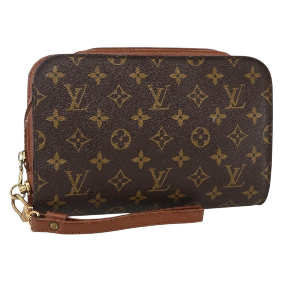 LOUIS VUITTON Monogram Orsay Clutch Bag M51790 LV Auth BAZ849