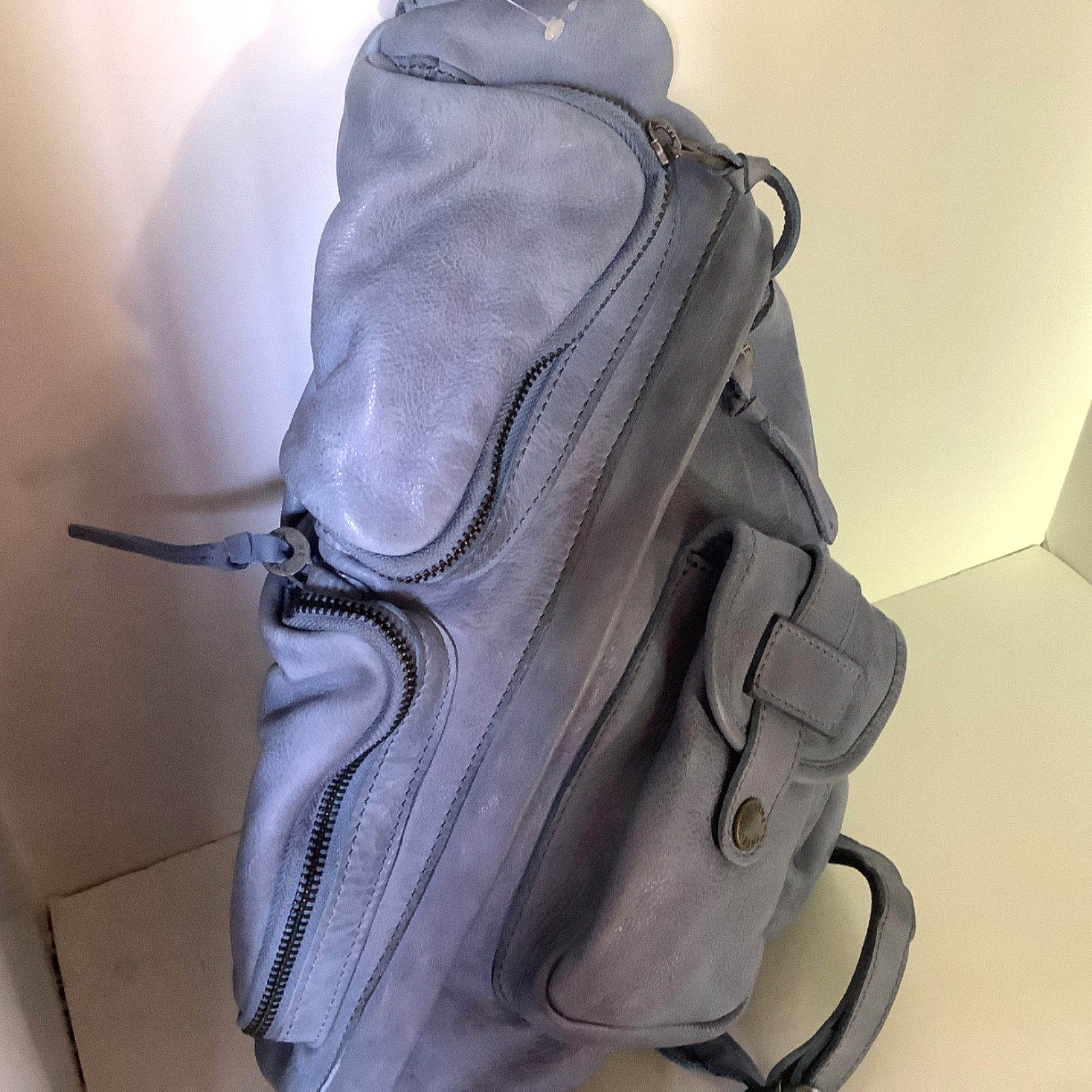 Free People We The Free Sparrow Convertible Sling Bag In Blue NWT