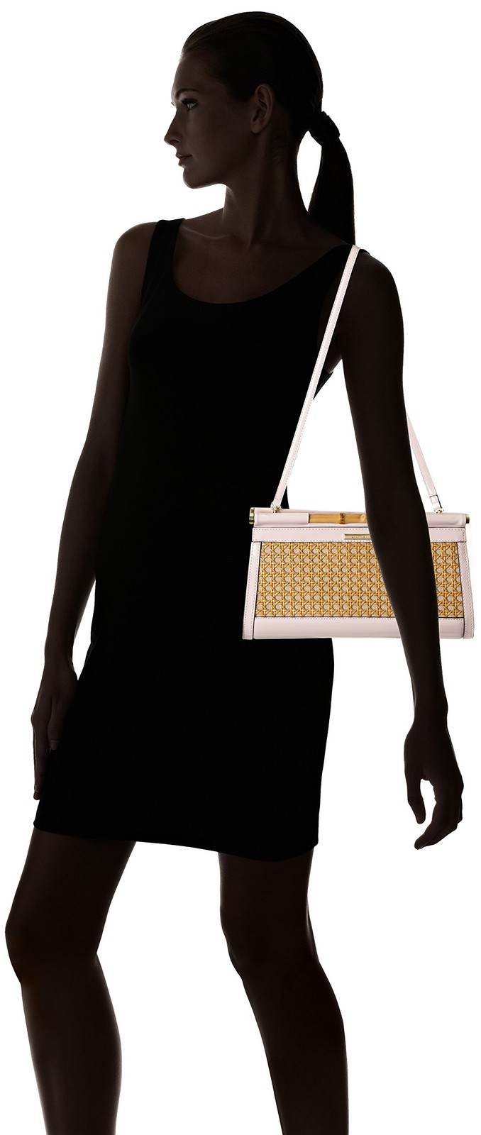 Anne Klein Earthly Delights Clutch, Blossom Pink Natural, One Size