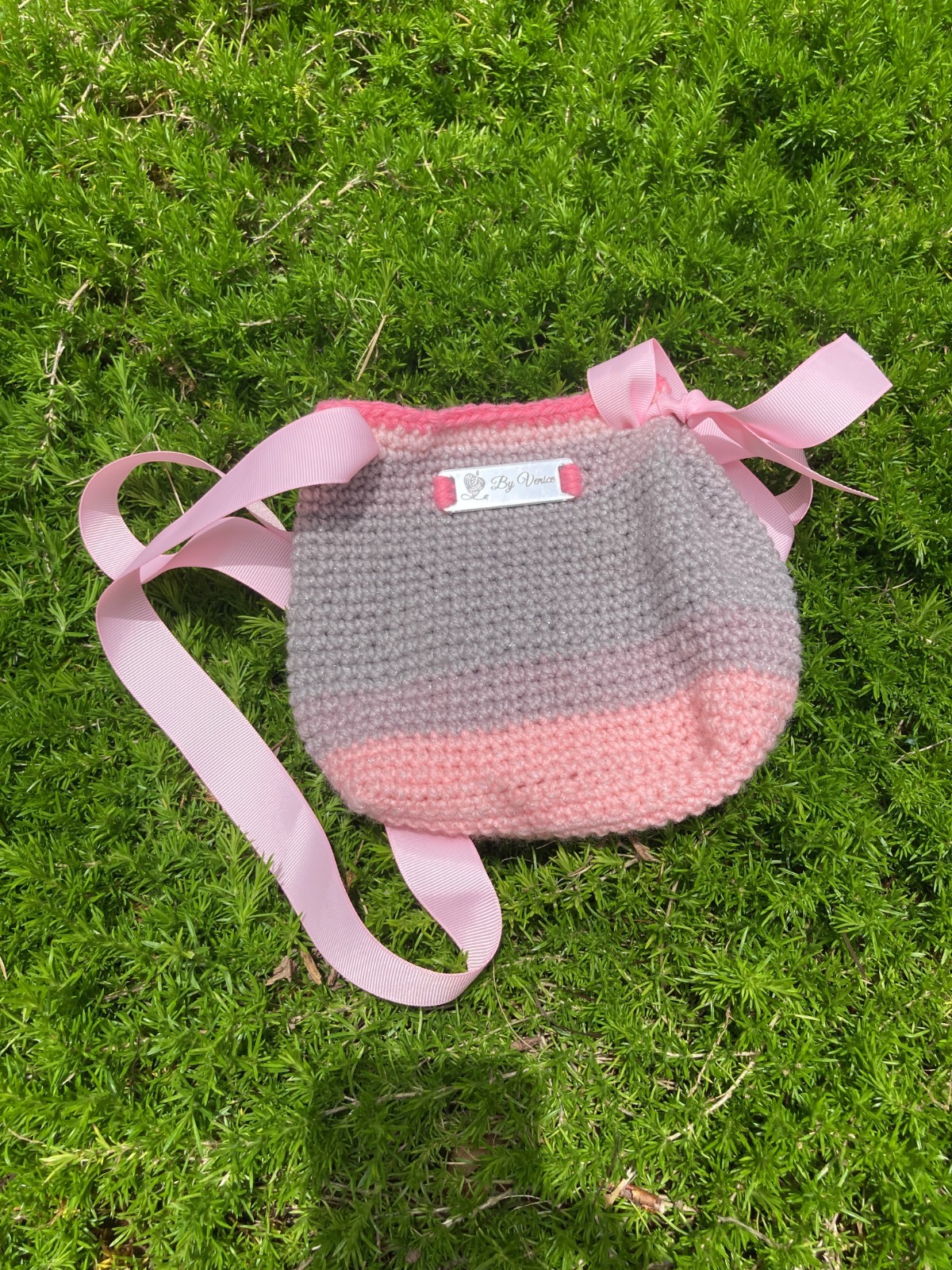 Handmade Beautiful and Stylish Crochet Bag/Purse made “By Venice” brand