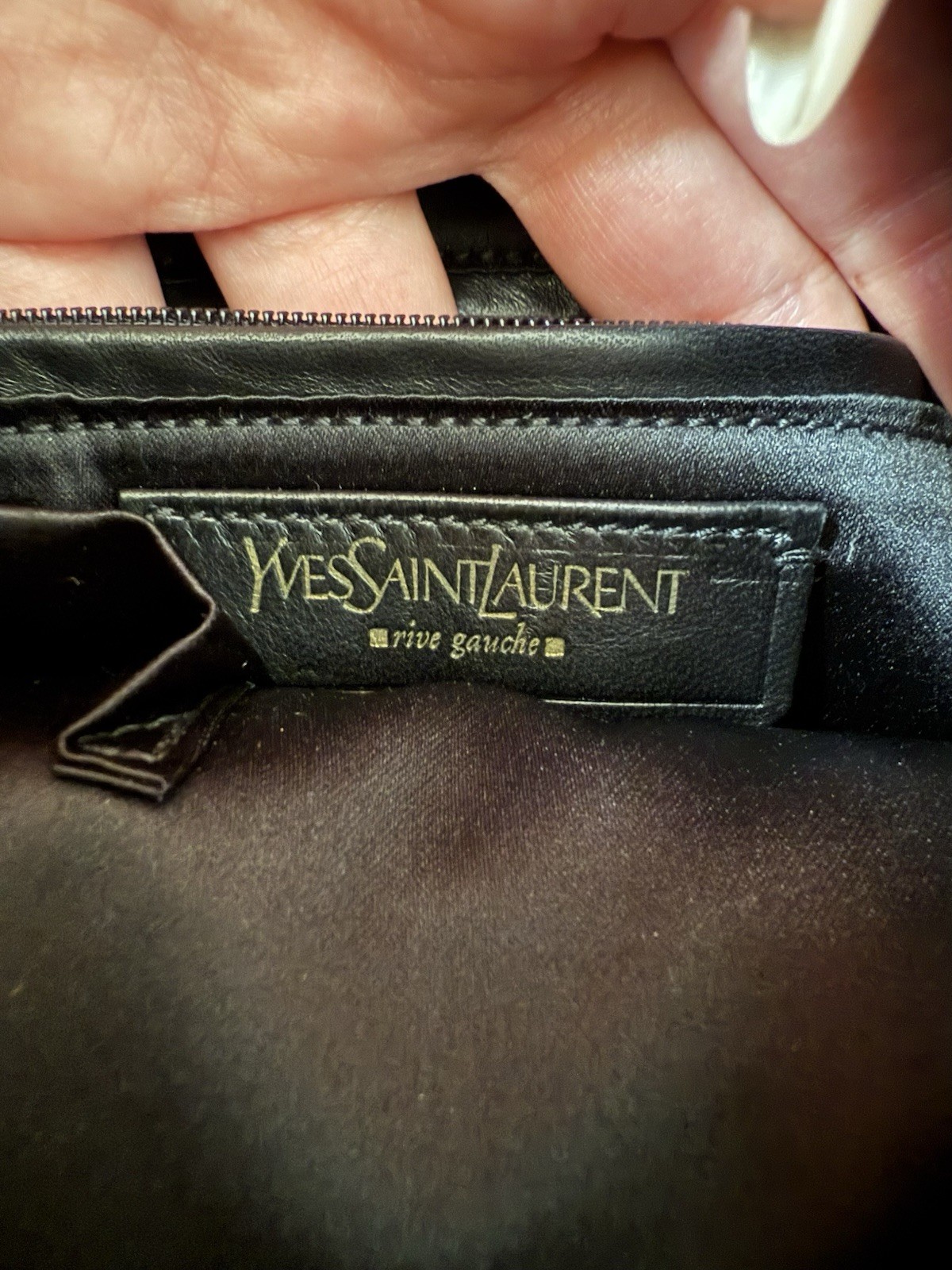 YSL Logo handbag small, Leather handles, vintage 2006 authentic