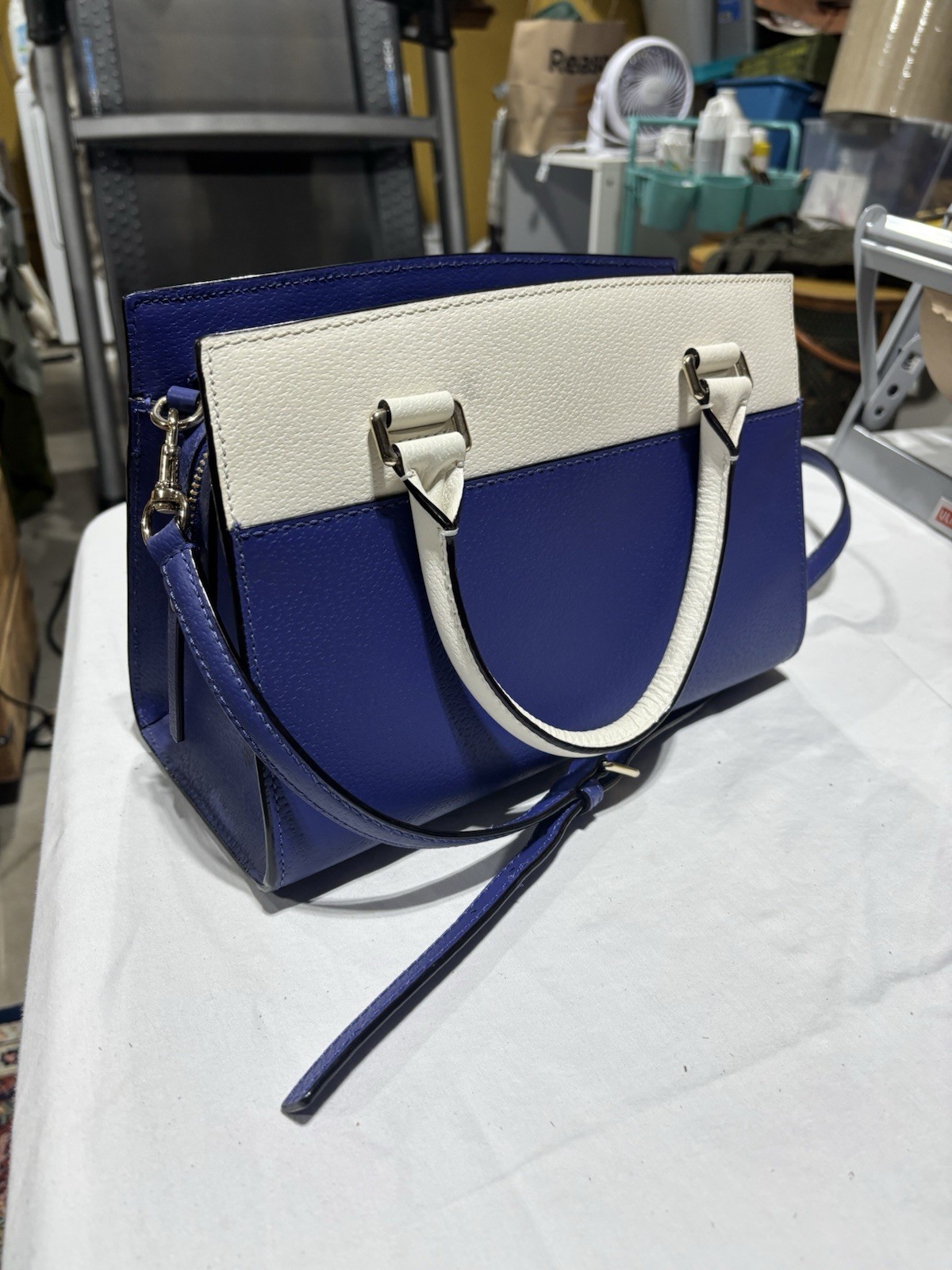 Kate Spade Grove Street Small Caley Leather Satchel – Aslhbl/Cmt