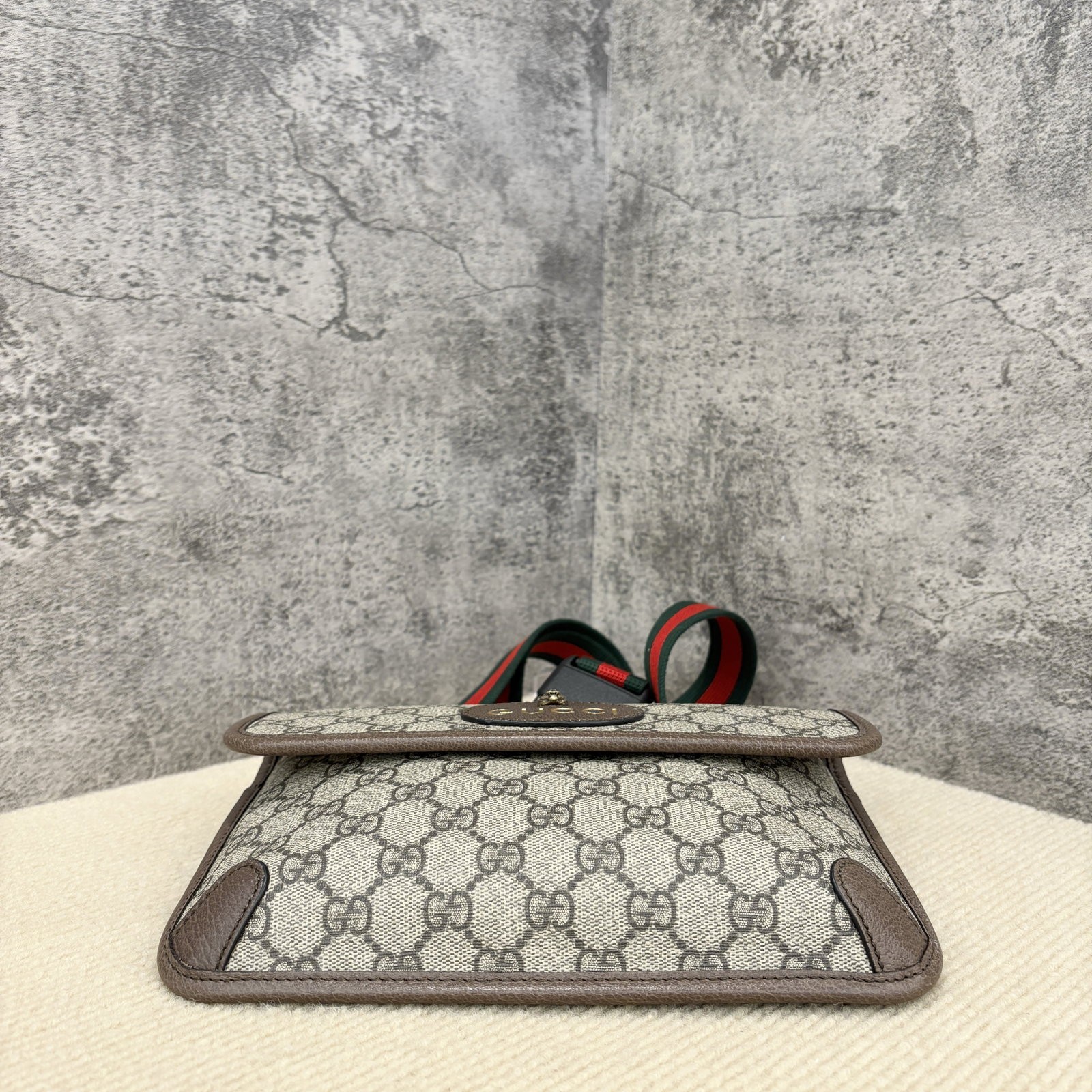 Gucci Neo Vintage Belt Bag Brown Gg Supreme Monogram (ws1210n7)